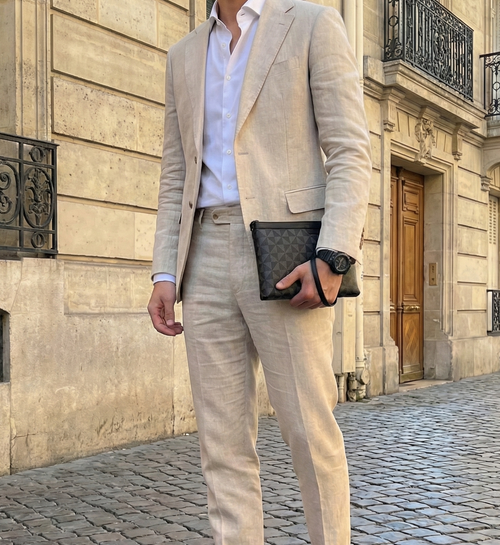 Pochette Signature à Motif